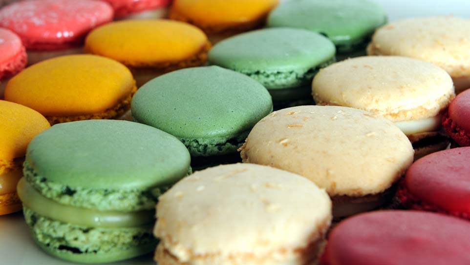 Macarons, elaborados en Pastelería Baylina, inspirados por la mejor pastelería francesa